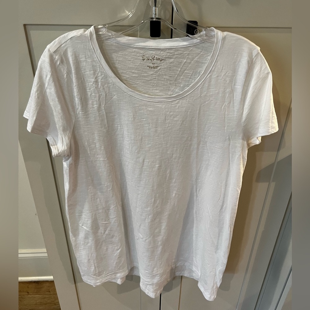 Lilly Pulitzer Etta Tee. White. EEUC. Medium